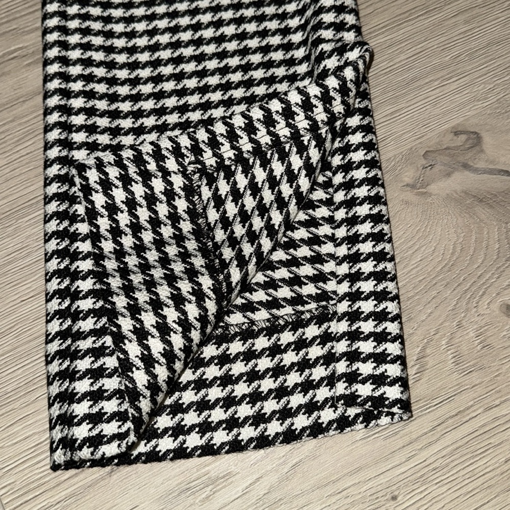Veronica Beard Arte Houndstooth Pants 2 womens slacks business casual ankle slit - Picture 5 of 14